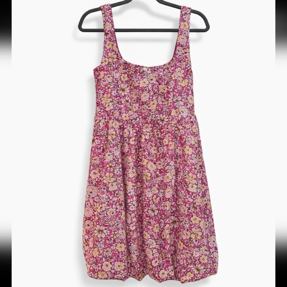 Land of the Free Floral Corset Mini Tank Dress